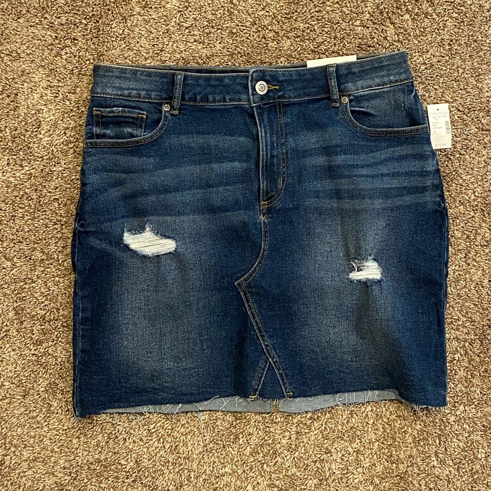Maurices size 14 Vintage Jean Skirt